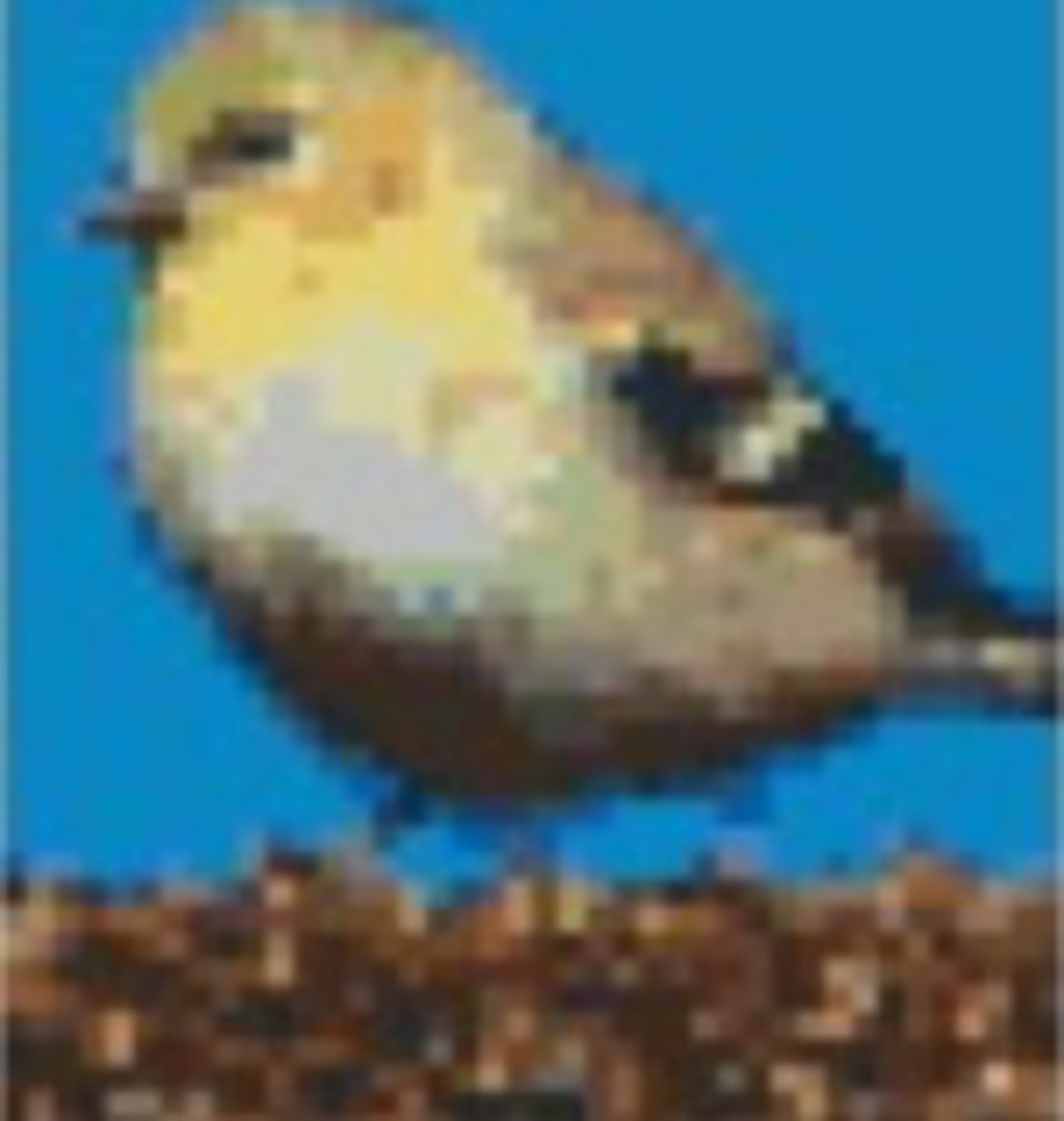 Sparrow One [1] Baseplate PixelHobby Mini-mosaic Art Kit image 0